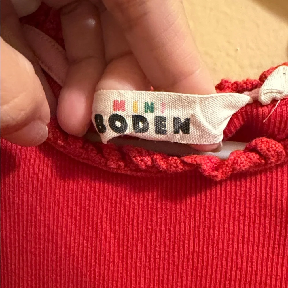 Mini Boden holes stains